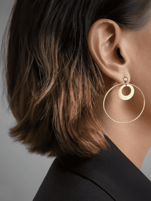 Trendy Double Hoop Earrings-02