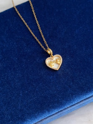 pinky promise heart pendant necklace-01