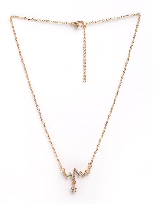 NE-196 Romantic Beating Heart Pendant Necklace