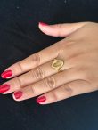 Anti Tarnish Jewellery Finger Ring - E4-01