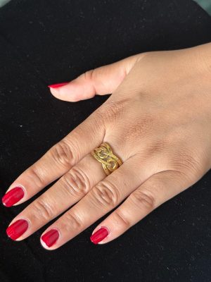 Anti Tarnish Jewellery Finger Ring E4-08