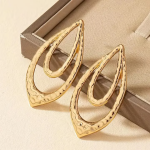 Two Leaf Shape Iconic Earrings