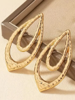 Two Leaf Shape Iconic Earrings