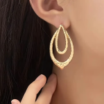 Two Leaf Shape Iconic Earrings