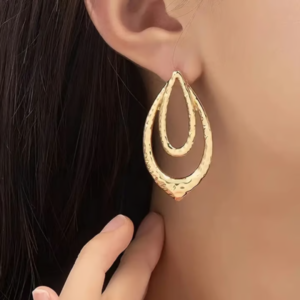 Two Leaf Shape Iconic Earrings