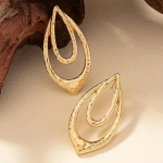 Two Leaf Shape Iconic Earrings