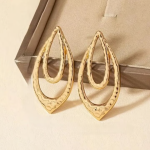 Two Leaf Shape Iconic Earrings