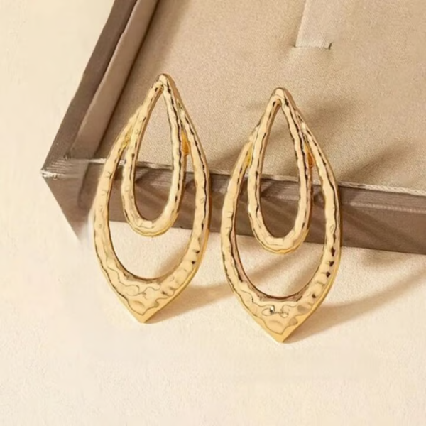 Two Leaf Shape Iconic Earrings