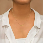 Double Ring Circle Anti-Tarnish Necklace