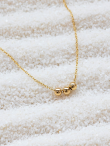 Three Ball Golden Waterproof Necklace