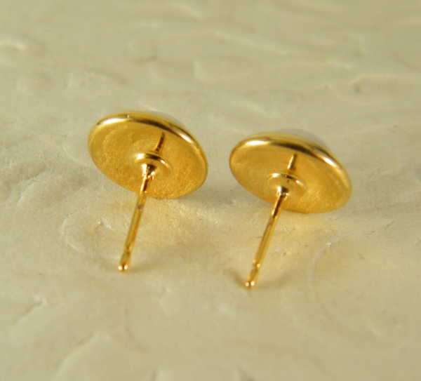 Real Cultured Pearl Stud Earrings for Women