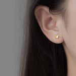 Mini Golden Butterfly Stud Earrings