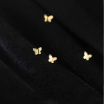 Mini Golden Butterfly Stud Earrings
