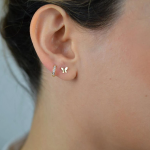 Mini Golden Butterfly Stud Earrings
