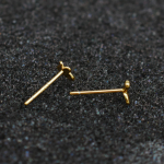 Mini Golden Butterfly Stud Earrings
