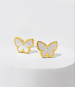 Studded Butterfly Earrings Anti-Tarnish Earring For Women