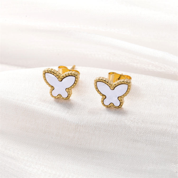 Studded Butterfly Earrings Anti-Tarnish Earring For Women