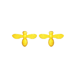 Gold Honeybee Studded Earrings