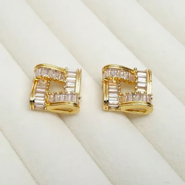 Luxury Geometric Square Earrings
