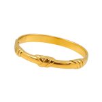 Orbit Bling Sleek Gold Plated Western Bracelet
