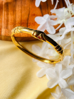 Orbit Bling Sleek Gold Plated Western Bracelet
