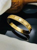 Golden Hendrix LV Bracelet for Women