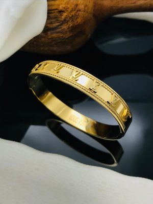 Golden Hendrix LV Bracelet for Women