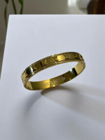 Golden Hendrix LV Bracelet for Women