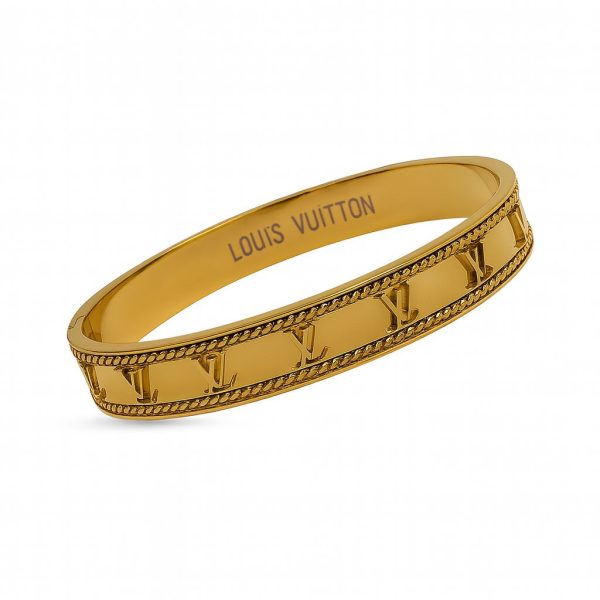 Golden Hendrix LV Bracelet for Women