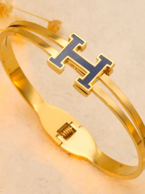 Signature H Cuff Bracelet
