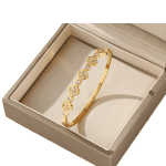 Rhinestone Clover Bracelet