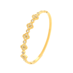 Rhinestone Clover Bracelet