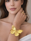 Anti Tarnish Butterfly Big Size Bracelet