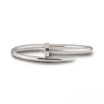 Anti-Tarnish Silver Nail Statement Bracelet