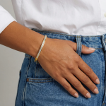 Anti-Tarnish Gold Baguette Tennis Bracelet