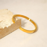 Gold Gilded Baguette Crystal Bracelet