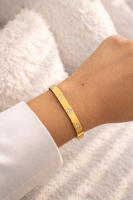 Anti-Tarnish Gold Crystal Floral Bracelet