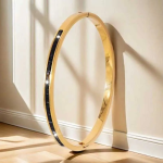 Anti-Tarnish Gold & Black Crystal Bracelet