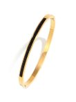 Anti-Tarnish Gold & Black Crystal Bracelet