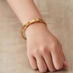 Anti-Tarnish Gold Cut-Out Heart Bracelet