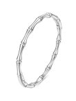 Anti-Tarnish Silver Bamboo Segment Bracelet
