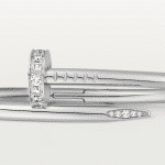 Elegance Silver Crystal Nail Bracelet