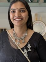 Oxidised Silver Jhumka Charm Statement Necklace Set with Long Earrings for Women