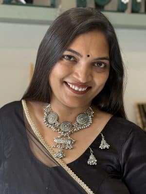 Oxidised Silver Tribal Coin Choker Necklace Set with Jhumka Earrings for Women