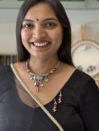 Multicolor Beaded Oxidised Silver Necklace Set with Earrings for Women